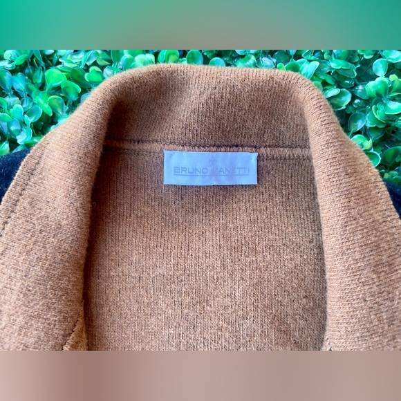 BRUNO MANETTI Sartorial Wool Jacket In Black Size 44 (Medium) - Picture 2 of 6